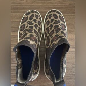 Rothy's Leopard Print Chelsea shoes